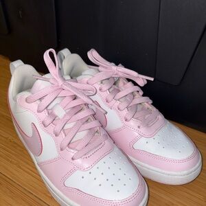 Nike Sneakers in Shimmer Pink and White
